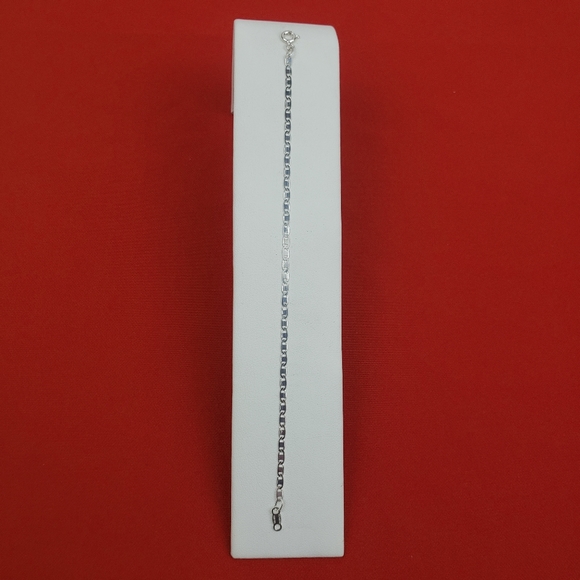 925 sterling silver womens bracelet - Picture 3 of 8